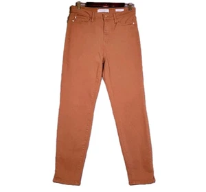 JUDY BLUE Jeans Women's 7/28 High Rise Slim Fit Brown Preppy Casual Skinny Denim - Picture 1 of 7