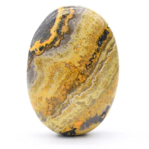 Bumblebee Jasper Palm Stone - Picture 1 of 3