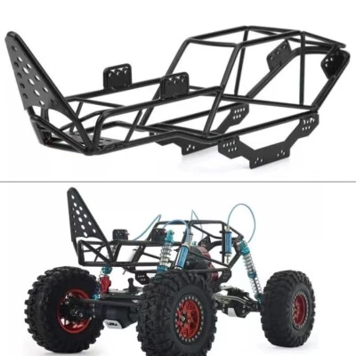 Metal Roll Cage Chassis Full Tube Frame Body for AXIAL SCX10 90022 90027 1/10 RC - Image 1 of 4