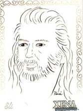 Xena Art &Images R7 Eli Artifex insert / artifex card~Renee O'Connor Art~RH 2004