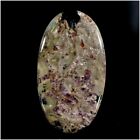84.00 Cts Genuine Charoite Loose Gemstone Oval Cabochon 67x36x5.5 mm