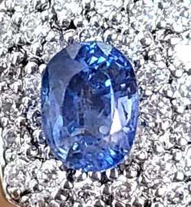 .97 Carat Natural Genuine Ceylon Sapphire Loose Stone Oval Gemstone Wholesale # - Picture 1 of 10