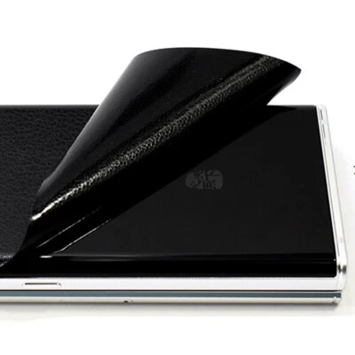 Back Cover For Apple iPhone Protecitve Film Matte Leather Skin Screen Protector - Image 1 of 4