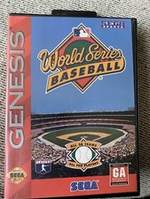 Sega Genesis World Series Baseball | Rare - Sega Sport Game w/ Box & Manual!