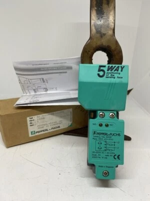 Pepperl+Fuchs NJ40+U4+W4-Y12206 Inductive Sensor 40mmRange NO&NC 20-253V NEW OEM - Image 1 of 4