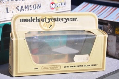 Vintage Matchbox Models of Yesteryear, boite vide pour Y-10 Rolls Royce Silver G - Photo 1/4