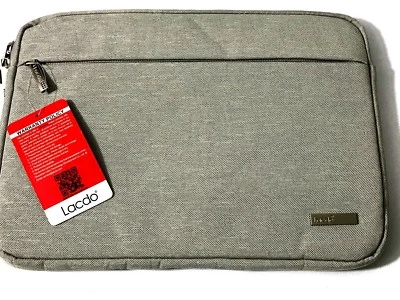 Novo com etiquetas LACDO repelente de água nylon Oxford laptop tablet estojo absorção de choque 13,5 - Imagem 1 de 4