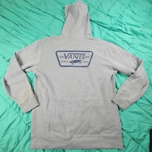 Vans Adults Large Gray Pullover CA To NY Hoodie Long Sleeve Casual Outdoors - Picture 1 of 12