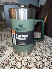 Stanley Classic Stay Hot Stainless Steel French Press 48 Oz - Hammertone Green