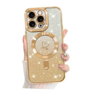 Compatible with 6.7 Inch Case Support for MagSafe, iPhone 13 Pro Max Gold - Picture 1 of 7