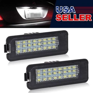 2x White 24-3528-SMD LED License Plate Light Error Free for VW Golf EOS - Picture 1 of 7
