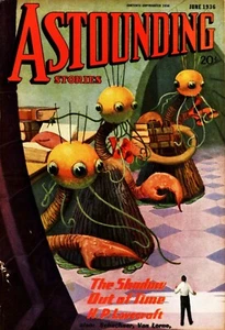 Shadow out of time, Lovecraft, Astounding stories cover 13"x19" poster - Picture 1 of 1