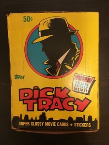 1990 Topps Dick Tracy Movie Cards Wax Box Unopened Packs with Poster