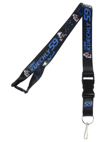 Carolina Panthers Luke Kuechly NFL Football Player Action Lanyard Cover