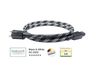 inakustik Black & White Referenz AC-2502 Netzkabel - 1,50 m - Bild 1 von 1