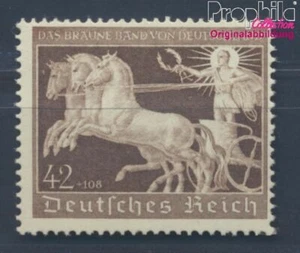alemán Imperio 747 nuevo 1940 el marrón tomo carreras de caballos (8291685 - Imagen 1 de 1