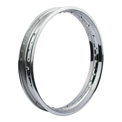 ACCESSORICUSTOM ANELLO Cerchio rim cromato 40 raggi Harley Davidson 21x2.15 ruota sportster softail dyn