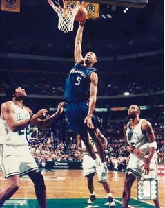 Juwan Howard #0  8x10 Signed Photo w/ COA Washington Wizards - Picture 1 of 1