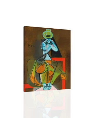 Pablo Picasso- Femme Dans Un Fauteuil  - CANVAS OR PRINT WALL ART - Image 1 of 2