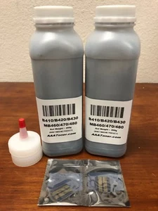 (200g x 2) MASSENMASSE Toner Mine für OKI B410 B420 B430 MB460 MB470 MB480 + 4 Chip - Bild 1 von 2