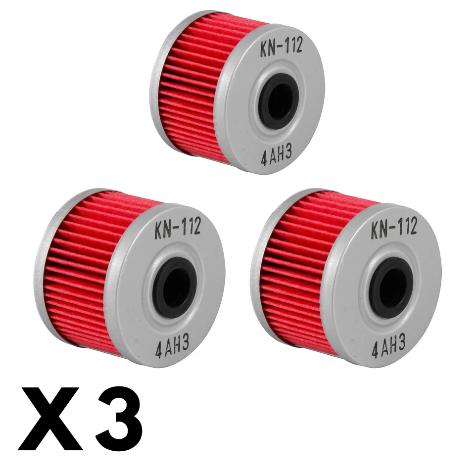 3 Pack K&N Oil Filter for Honda CBR300R/ABS Special Ed 2015-2016 - Imagem 1 de 1