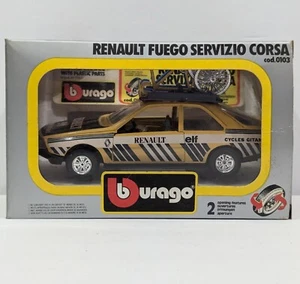 Bburago Renault Fuego Servizio Corsa Cycles Gitane 1:24 Rare Vintage Car 1983 - Picture 1 of 12