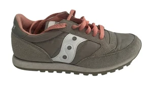 Saucony Jazz Low Pro Shoes Gray Pink Retro Sneakers Womens Sz 7.5 EUC - Picture 1 of 10