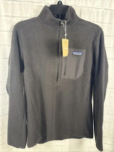 *NWT* Patagonia Men's Size Small R1 Air Zip Neck Fleece Pullover -Black MSRP$129 - Picture 1 of 5