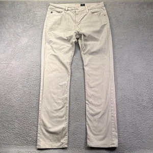 Adriano Goldschmied Everett Mens Pants 36x34 Beige Slim Straight Chino Classic - Picture 1 of 14