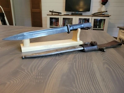 "NICE" WWII German K98 Bayonet Matching Numbers "FW Holler "1938" w/Frog - Image 1 of 4