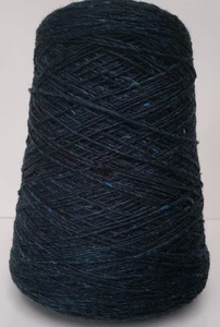 3ply Soft Donegal Tweed Knitting Wool Cone Blue Glyde 5514 415g      (2911-A) - Picture 1 of 5
