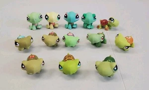 Littlest Pet Shop Tartaruga Lotto di 13 Tartarughe Tartaruga Hasbro LPS - Foto 1 di 8