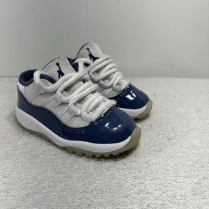 Nike Air Jordan 11 Diffuse Blue Blue Size 8C Toddler/Pre School FV5120 104 Low - Picture 1 of 9