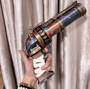 Arcane: League of Legends Jinx pistola revolver puntelli cosplay festa Halloween COS - Foto 1 di 15