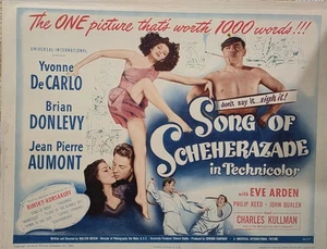 Juego de 5 pósters originales de la película de Scheherazade de 1946 - Imagen 1 de 5