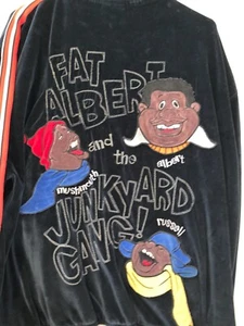 VINTAGE PLATINUM FUBU FAT ALBERT MENS MEDIUM SWEATER - Picture 1 of 6
