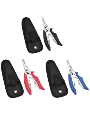 Angelzange Hakenentferner Spaltringzange Fischzange mit Taschengriff Werkzeug - Bild 1 von 4