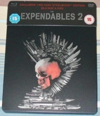 THE EXPENDABLES 2 BLU RAY STEELBOOK Blu-ray Incredible Value and Free Shipping! - Image 1 of 2