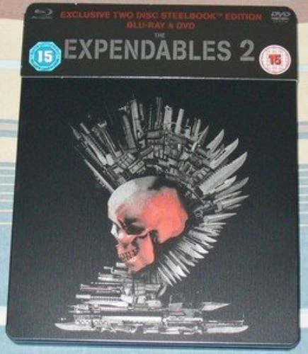 THE EXPENDABLES 2 BLU RAY STEELBOOK Blu-ray Incredible Value and Free Shipping! - Image 1 of 2