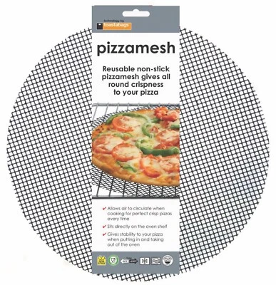 Pizzamesh schwarz - Gitter Ofenblech Blech - Größe: Large - 36CM - Bild 1 von 2