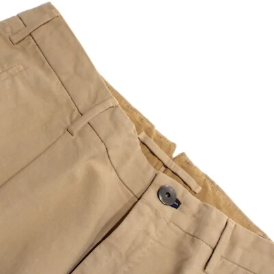 Pantalones chinos/informales Incotex nuevos con etiquetas talla 48 (32 EE. UU.) ajuste cónico beige mezcla de algodón Foto 1 de 4