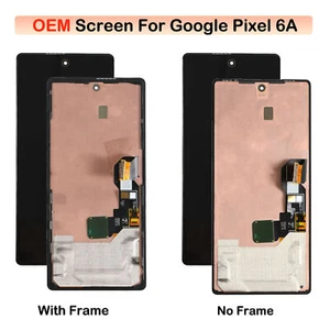 OEM For Google Pixel 6A LCD Display Screen Assembly Replacement With Fingerprint - Picture 1 of 15