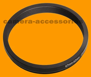 67mm to 62mm 67-62 Stepping Step Down Filter Ring Adapter 67-62mm 67mm-62mm (UK) - Picture 1 of 1
