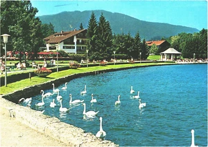 Postcard:Wiessee Spa, Lake Tegernsee, ca 1975 - Weltbad Wiesse, Bavaria, Germany - Picture 1 of 2