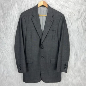 Hickey Freeman Mens Hand Tailored Bespoke 38L Custom Gray Wool Blazer Jacket - Picture 1 of 19
