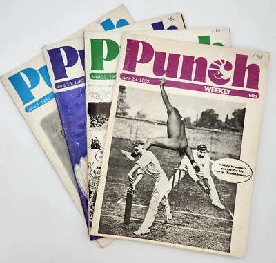 Punch Magazine June 1983 Issues (4) Adidas Sanyo Computer Omega Advertising etc. - Image 1 of 4