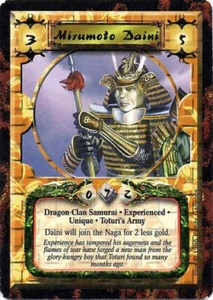 Legend of the Five Rings L5R CCG FK Forbidden Knowledge Mirumoto Daini (Exp) - Picture 1 of 1