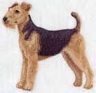 Embroidered Ladies T-Shirt - Airedale Terrier C2665 Sizes S - XXL 