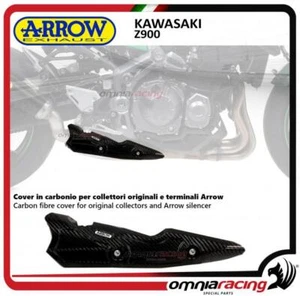 Arrow Carbon cover Heat shield for collectors Arrow silencer Kawasaki Z900 2017> - Picture 1 of 1