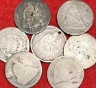 (1) 1837-1891 Liberty Seated Dime - Culls - US Coins Dimes Collection Lot